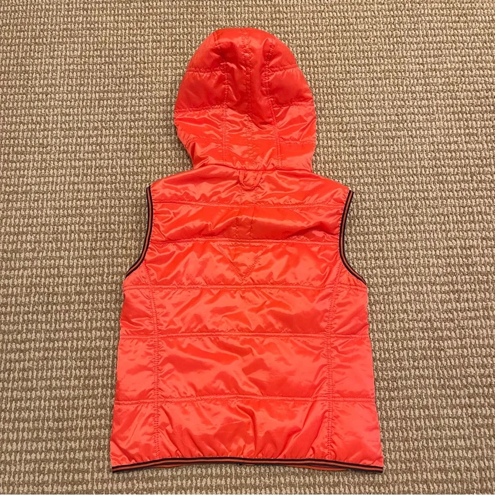 Marc Cain Sports Orange Hooded Puffer Vest N 2 (UK 10 US6) - Picture 6 of 6